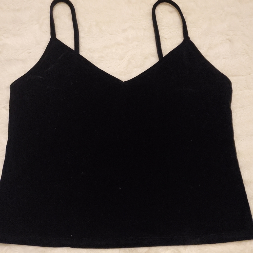 Beautiful Black Velvet Tank Top💎